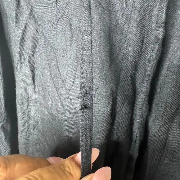 Earthbound Trading Co Black Boho Pants Women’s Large Drawstring Elastic Waist - Picture 10 of 11